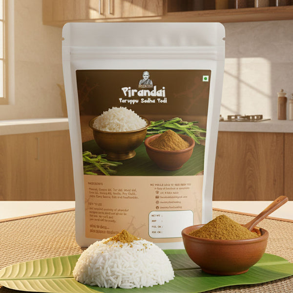 Pirandai paruppu satha podi